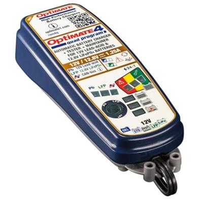 TecMATE Acculader "optimate 4 quad programma". charger optomate 4 quad progr.12 volt