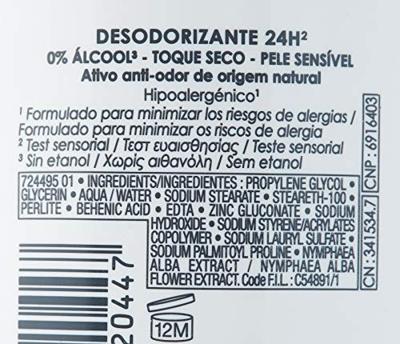 Vichy Deodorant Stick Droog Effect 24 uur 40ml