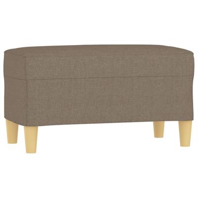 Bankje 70x35x41 cm stof taupe Bankje 70x35x41 cm stof taupe