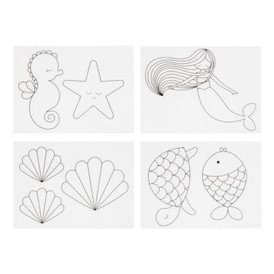 Creativ Company Vellen krimpfolie met motieven zeemeermin, 4st.