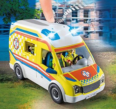 Playmobil - 71202 - City Action Les Subcutors - Ambulance met licht- en geluidseffecten - thumbnail