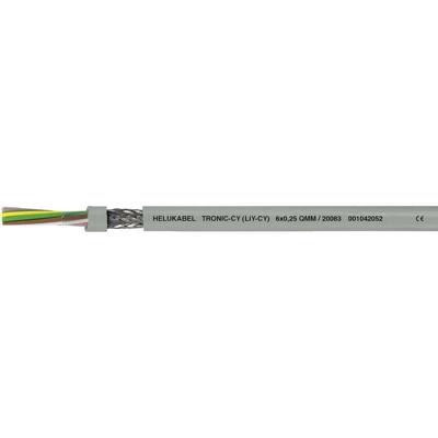 HELU 20039-1000 Datakabel LiYCY 18 x 0.25 mm² Grijs 1000 m