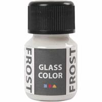 Creativ Company Glass color frost, wit, 30 ml/ 1 fles - thumbnail