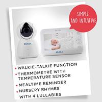 Video-babyfoon Zen+ BEABA wit - thumbnail