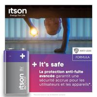 itson Itspower 9V batterij (blok) 9 V 1 stuk(s) - thumbnail