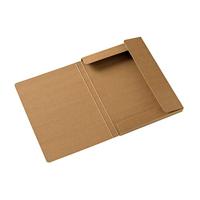 Elastobox Kraft Line A4 3 kleppen bruin - thumbnail