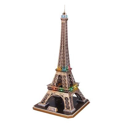 3D-puzzel van de Eiffeltoren met Ledverlichting