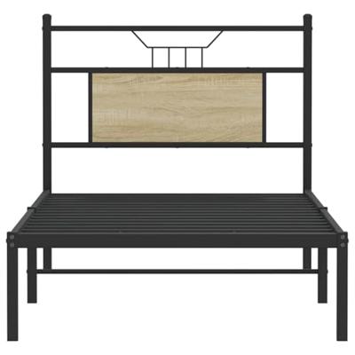 Bedframe zonder matras hout sonoma eikenkleurig 90x190 cm