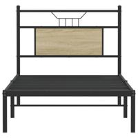 Bedframe zonder matras hout sonoma eikenkleurig 90x190 cm - thumbnail