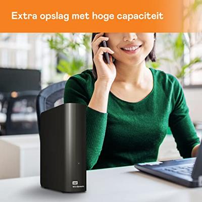 Externe Harde Schijf Western Digital Elements Desktop 12 TB Zwart - thumbnail