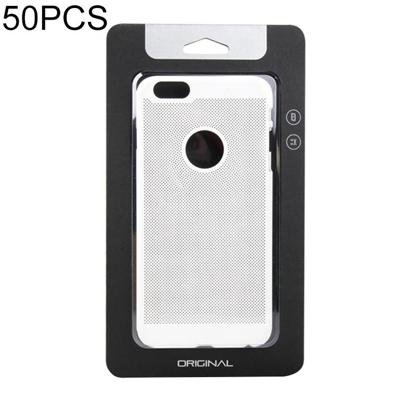 50 PCS hoge kwaliteit mobiele telefoon geval Kraft papier pakket Box voor iPhone (5 5 inch) formaat: 119 x 210 mm(Black)