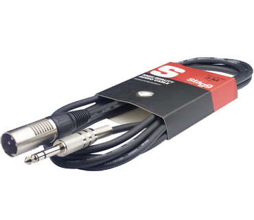 Stagg SAC1PSXM Verloopkabel Jack Naar XLR M