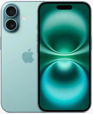 Apple iPhone 16 (256 GB) - Blauwgroen