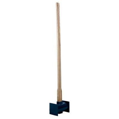 Paalhamer ijzer met houten steel 90 cm