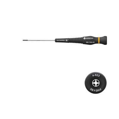 Bernstein Tools for Electronics Bernstein Werkzeugfabrik 4-623 Elektronica en fijnmechanica Kruiskop schroevendraaier PH 0 Koplengte: 60 mm