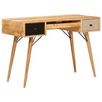 Schrijfbureau Bruin 110 x 55 x 76 cm Massief Mango Hout - thumbnail