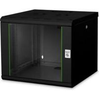 Digitus DN-19 09U-6/6-SW 19inch-wandkast (b x h x d) 600 x 509 x 600 mm 9 HE Zwart, Zwart (RAL 9005) - thumbnail