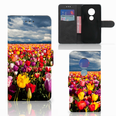 Motorola Moto G7 Play Hoesje Tulpen Motorola Moto G7 Play Hoesje Tulpen