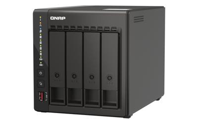 QNAP TS-453E NAS Tower Ethernet LAN Zwart J6412