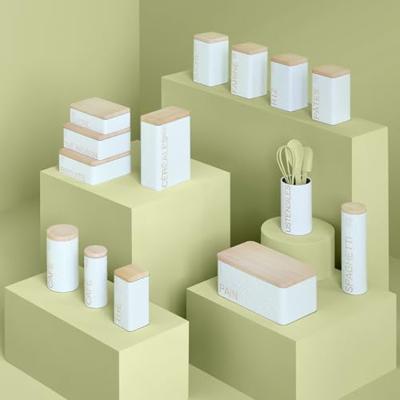 Pot voor Keukengerei 5five Simply Smart Scandi Metaal Wit