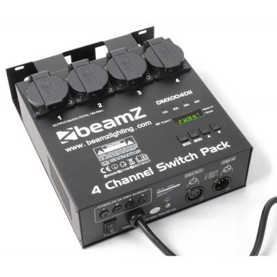 Beamz DMX004DII DMX Controller 4 Kanaals switchpack