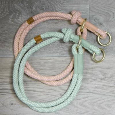 Trainingshalsbanden voor honden Trixie Soft Rope Roze L 50 cm - thumbnail