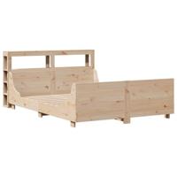 Bedframe zonder matras massief grenenhout 120x190 cm - thumbnail