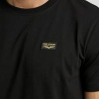 Pme Legend Short Sleeve R-neck Cotton Elastan Basic T-shirts 999 - Black - thumbnail