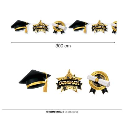 Geslaagd Symbolen Slinger (3m)