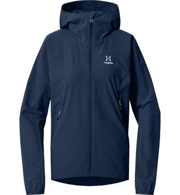 Haglofs Move Hood Softshell Jas Dames Tarn Blue S