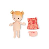 Baby Lena en haar wiegje - LILLIPUTIENS rozen - thumbnail