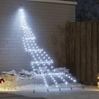 LED Kerstboom met 168 LED met grondpennen Koudwit 511 cm Metaal - thumbnail