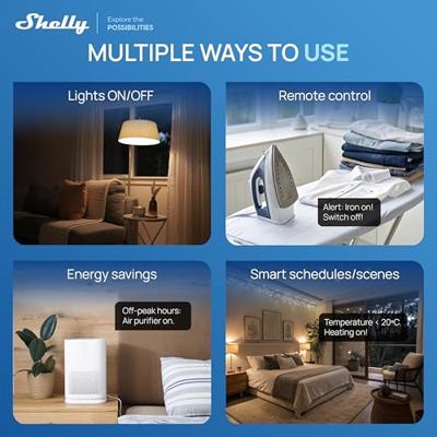 Shelly Power Strip 4 Gen4 weiß Stopcontact