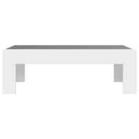 Salontafel met Infinity LED 90x50x30 cm wit - thumbnail