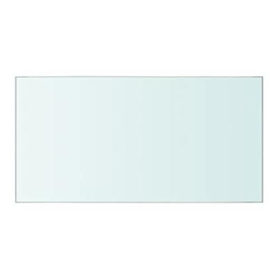 Wandschap transparant 40x20 cm glas