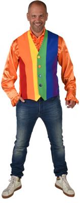 Regenboog Gilet Heren