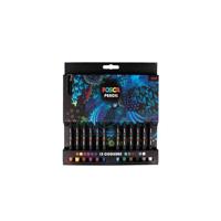 Kleurpotloden Posca assorti set à 12 stuks - thumbnail