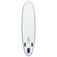 VidaXL Stand up paddleboardset opblaasbaar blauw en wit - thumbnail