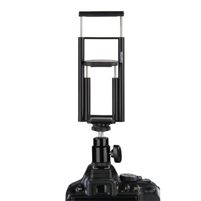 Hama Smartphone-/tablethouder Voor Flitsschoen En ¼ Op DSLR Met Wifi - thumbnail