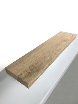 Zwevende wandplank oud eiken recht 120 x 20 cm Zwevende wandplank oud eiken recht 120 x 20 cm