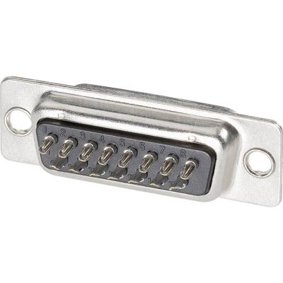 TE Connectivity AMPLIMITE HD-20 5-747909-2 D-sub female connector 180 ° Aantal polen: 15 Soldeerkelk 1 stuk(s)