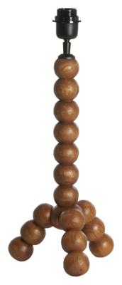 Light & Living Tafellamp 'Veglio' Mangohout, 40cm, kleur Bruin (excl. kap)