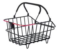 Basil cento alu multi system nordlicht - fietsmand - achterop - zwart - thumbnail