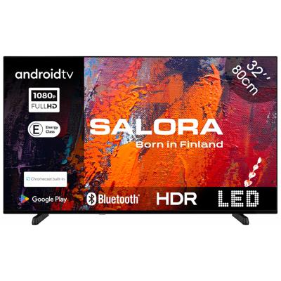 Salora 32FA550 tv 81,3 cm (32") Full HD Smart TV Wifi Zwart 250 cd/m²