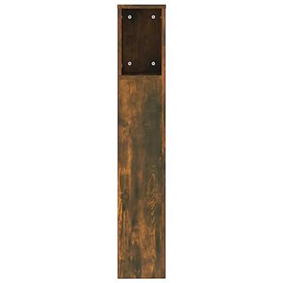 Hoofdbordkast 200x18,5x104,5 cm gerookt eikenkleurig