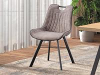 Stoel PAOLA lichtgrijs - thumbnail