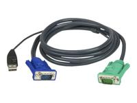 Aten 1.8M USB KVM Kabel met 3 in 1 SPHD | 1 stuks - 2L-5202U 2L-5202U - thumbnail