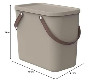 Rotho Albula Storage System 25L Cappuccino