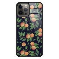 iPhone 12 Pro Max glazen hardcase - Orange lemonade - thumbnail