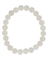Ruben Robijn Kralenarmband jade wit 8mm 1 Stuks - thumbnail